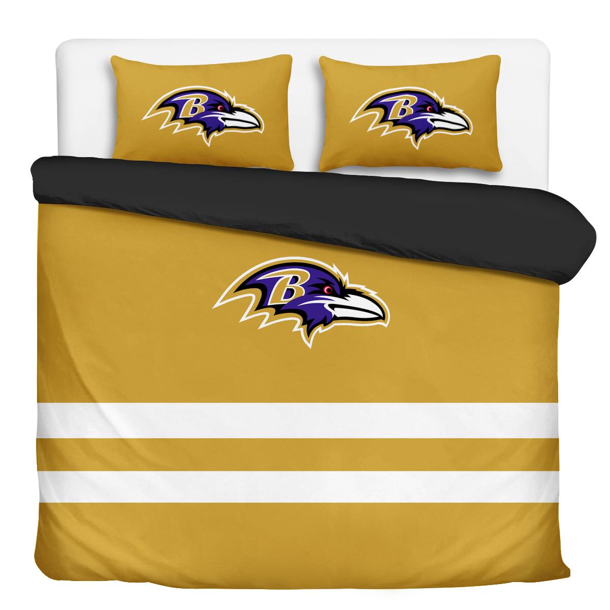 Baltimore Ravens 3-Piece Full Bedding 001